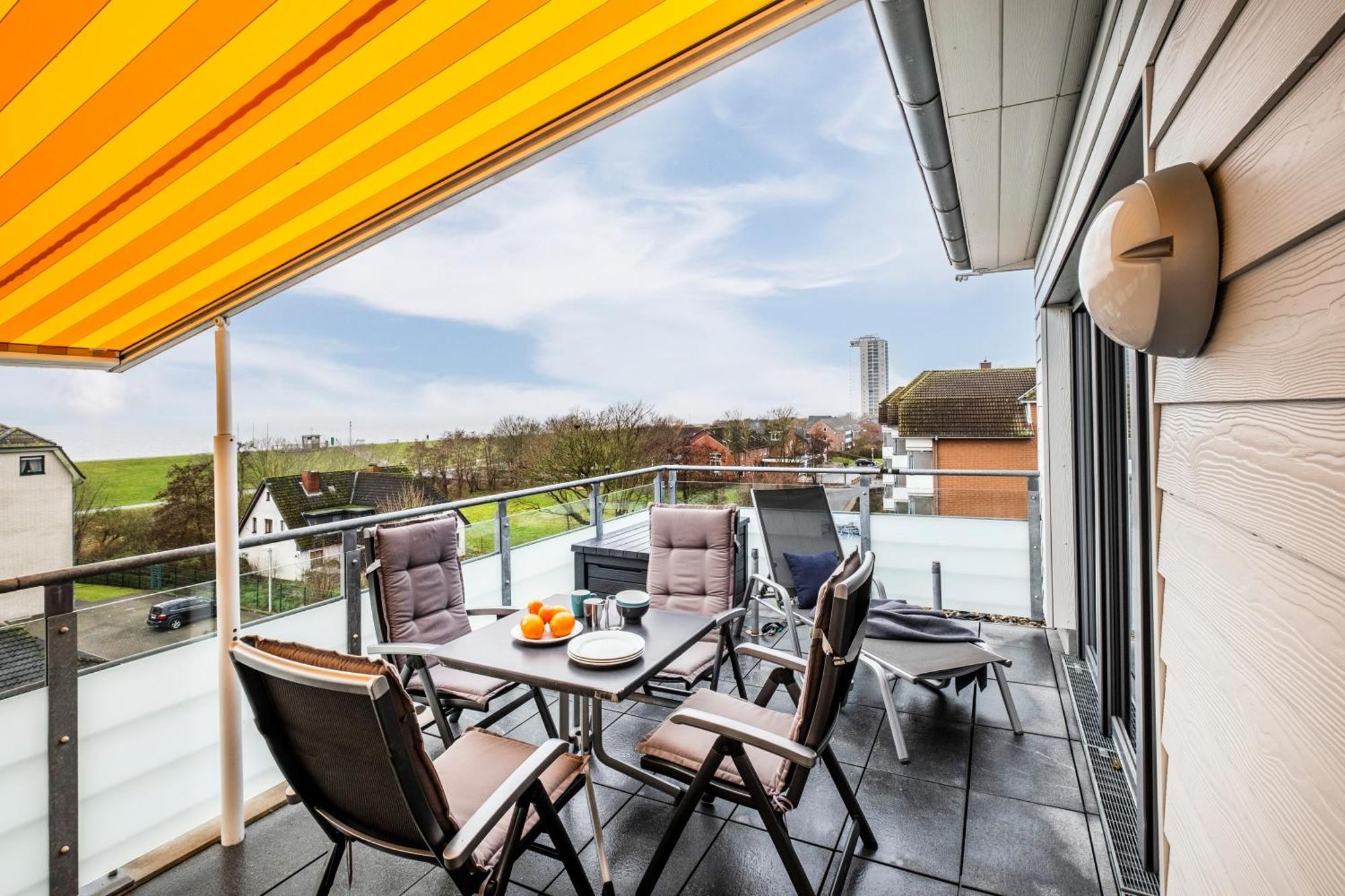 5 Sterne Penthouse Strandsuite Büsum Eksteriør billede